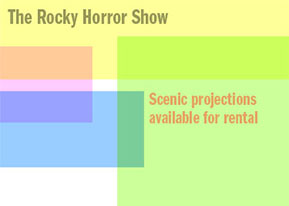 The Rocky Horror Show scenic projections available for rental